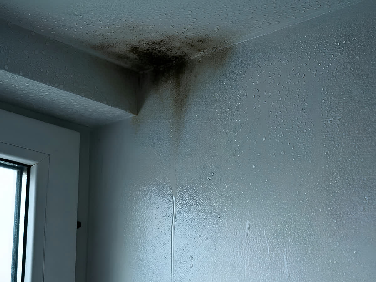 La pared que se moja no es la que tiene el problema